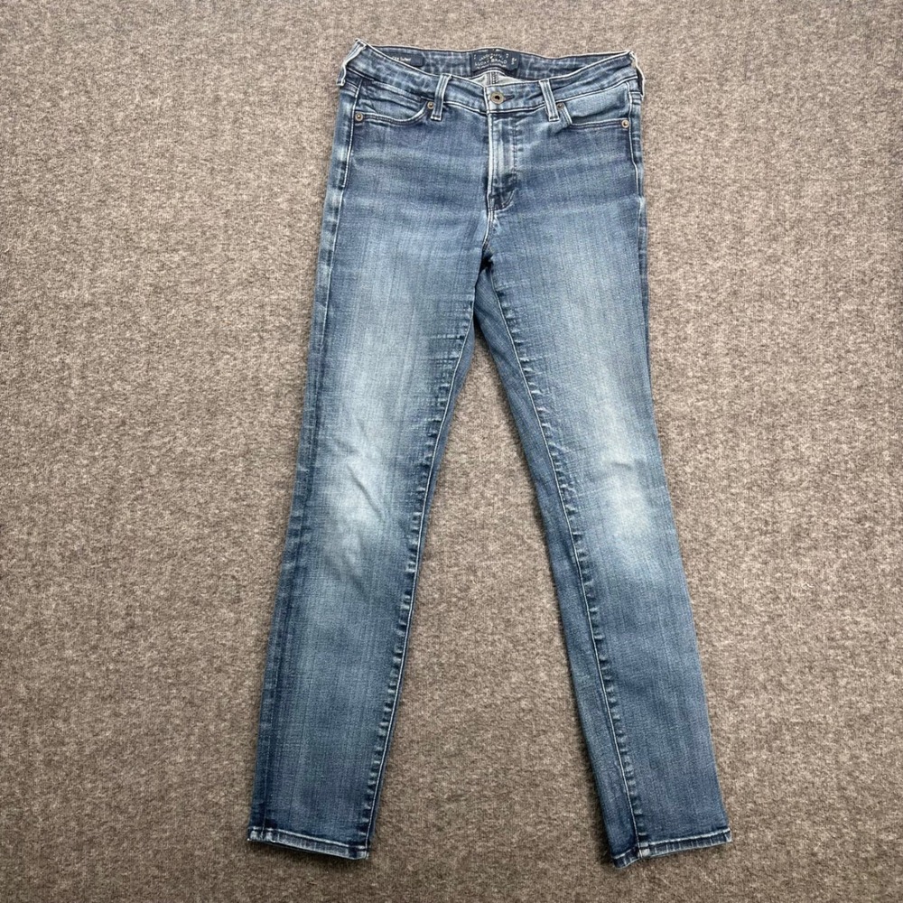 Lucky Brand Hayden Skinny Jeans Women 2/26 Medium Wash Blue Mid Rise Denim Pants